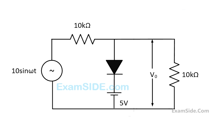 GATE EE 2008 Analog Electronics - Diode Circuits and Applications Question 12 English 2