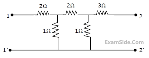 GATE ECE 2003 Network Theory - Two Port Networks Question 41 English