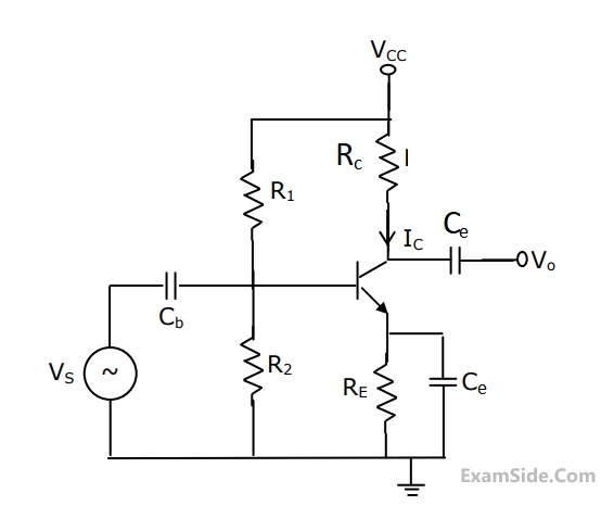 GATE ECE 2000 Analog Circuits - Bipolar Junction Transistor Question 4 English