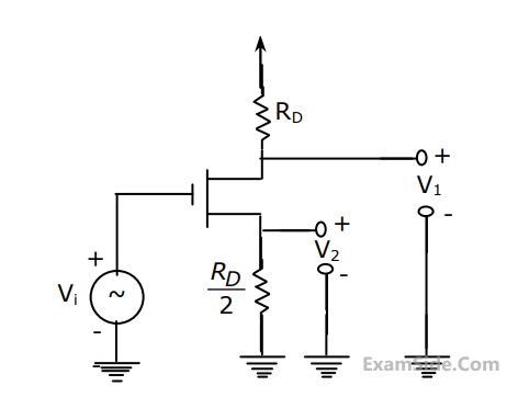 GATE ECE 1998 Analog Circuits - FET and MOSFET Question 19 English