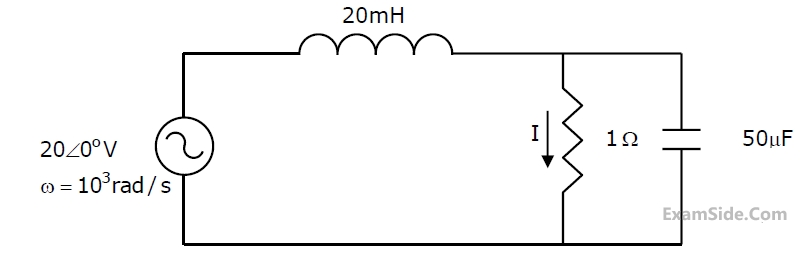 GATE ECE 2010 Network Theory - Sinusoidal Steady State Response Question 53 English