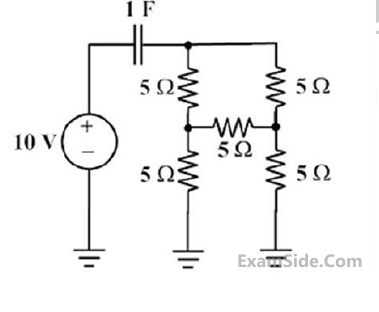 GATE EE 2017 Set 2 Electric Circuits - Transient Response Question 34 English