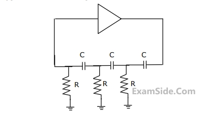 GATE ECE 2003 Analog Circuits - Oscillators Question 3 English