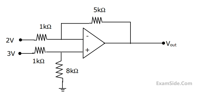 GATE ECE 2003 Analog Circuits - Operational Amplifier Question 45 English