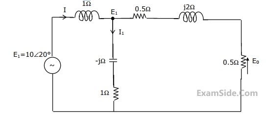 GATE ECE 2001 Network Theory - Sinusoidal Steady State Response Question 46 English