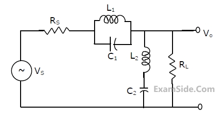 GATE ECE 2000 Network Theory - Sinusoidal Steady State Response Question 65 English