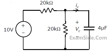 GATE ECE 2007 Network Theory - Transient Response Question 26 English