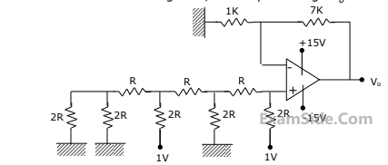 GATE ECE 2000 Digital Circuits - Analog to Digital and Digital to Analog Converters Question 13 English